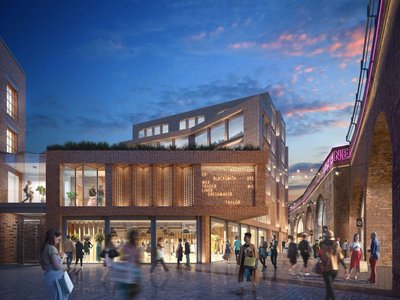 Borough Yards is a modern development built by Wates Group and designed by SPPARC.