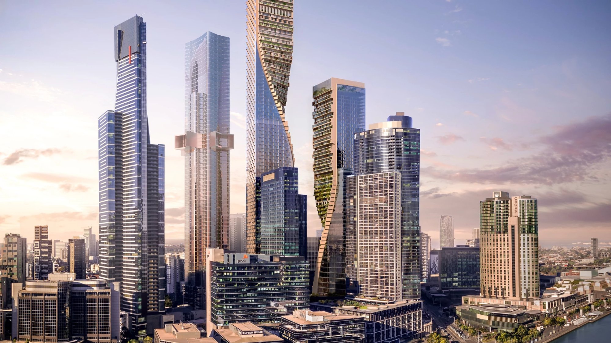 Squire & Partners design towers that stand out in Southbank, London