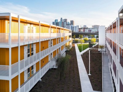 Hilda L. Solis Care First: a village by NAC Architecture in Los Angeles, for those who need it the most.