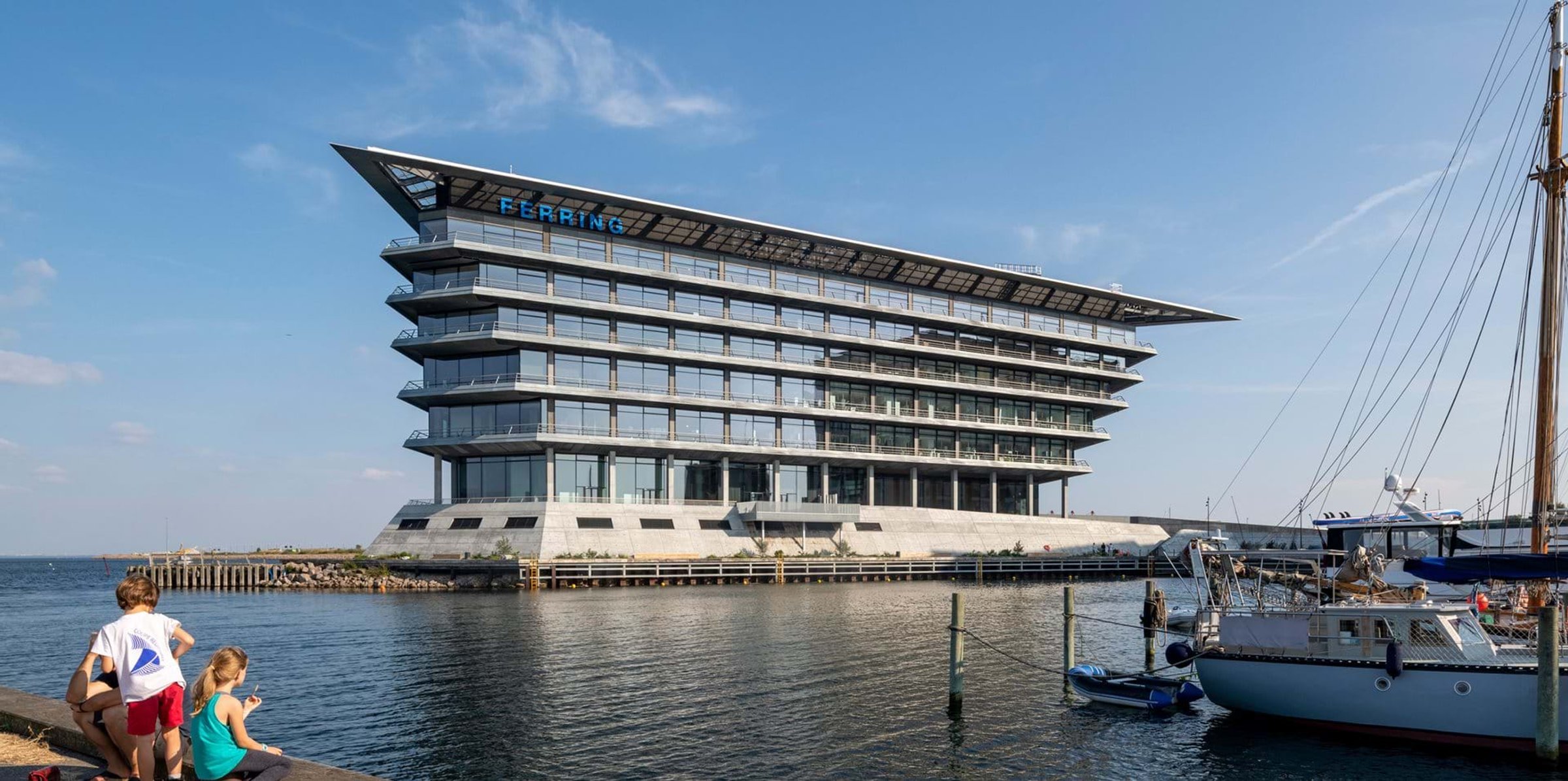 The new home of Ferring Pharmaceuticals A/S by Foster + Partners has officially opened in Copenhagen!