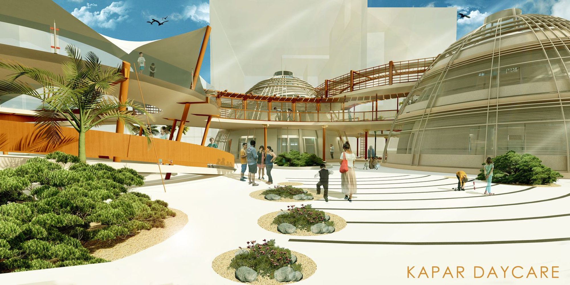 Kapar Daycare: Vernacular Domes Reimagined for Children in Bushehr's Humid Heat