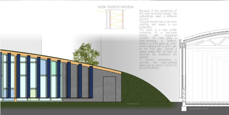 Playful landform geometry merging architecture, landscape, and outdoor learning.