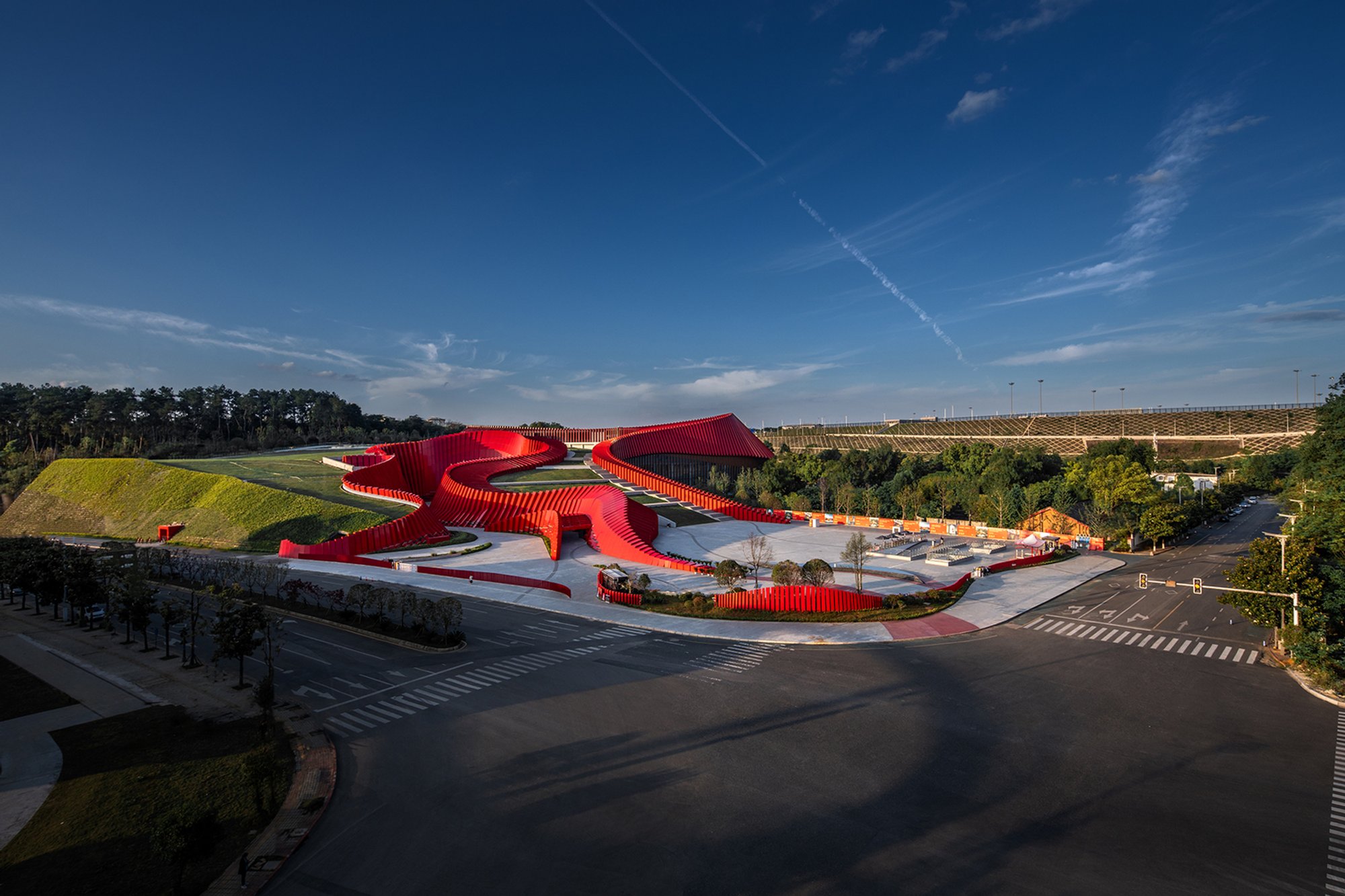 Long March Cultural Digital Art Museum – A Fusion of History, Digital Art, and Architectural Innovation