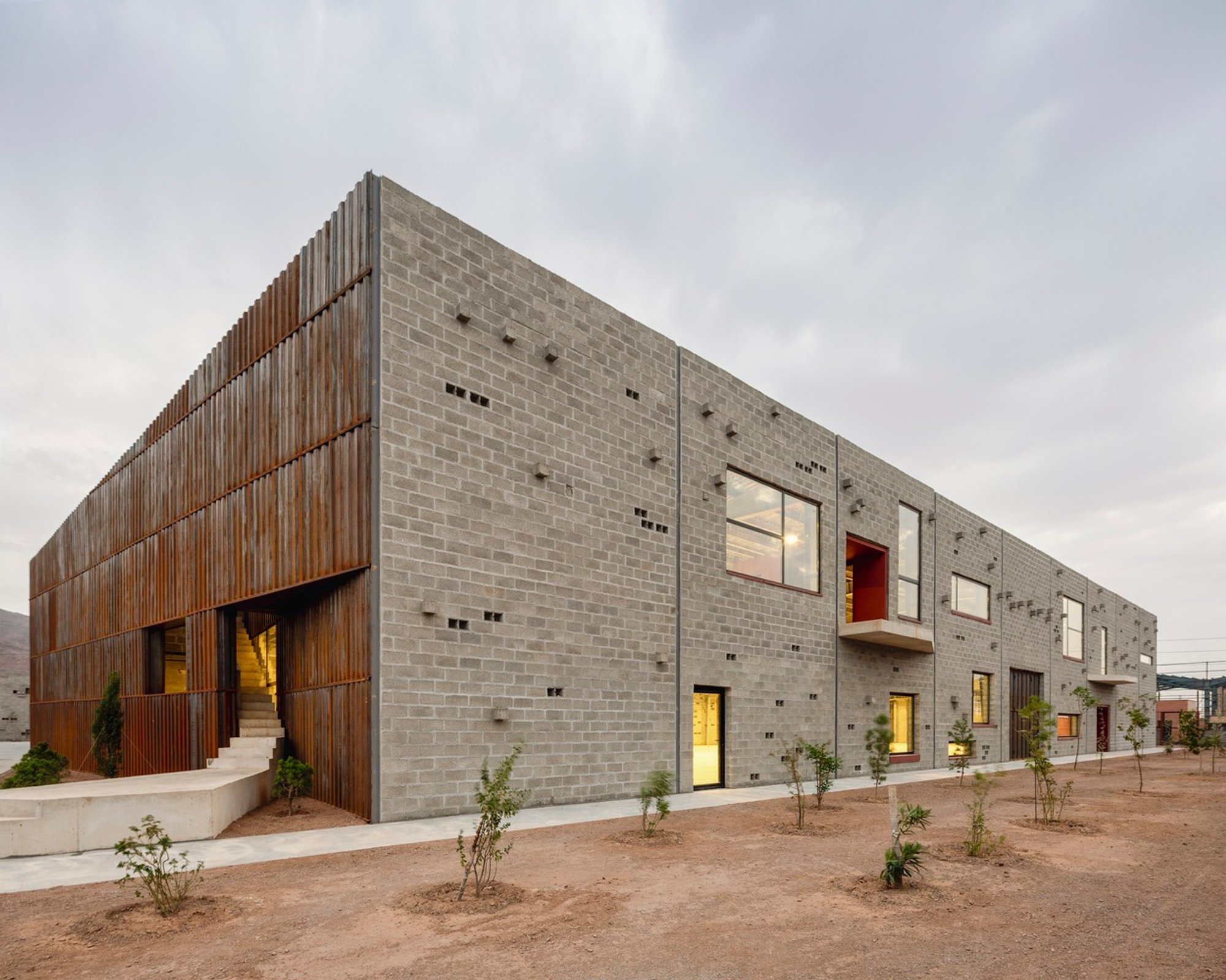 Process Department of Shamim Polymer Factory by Davood Boroojeni Office: Innovative Industrial Architecture in Eshtehard