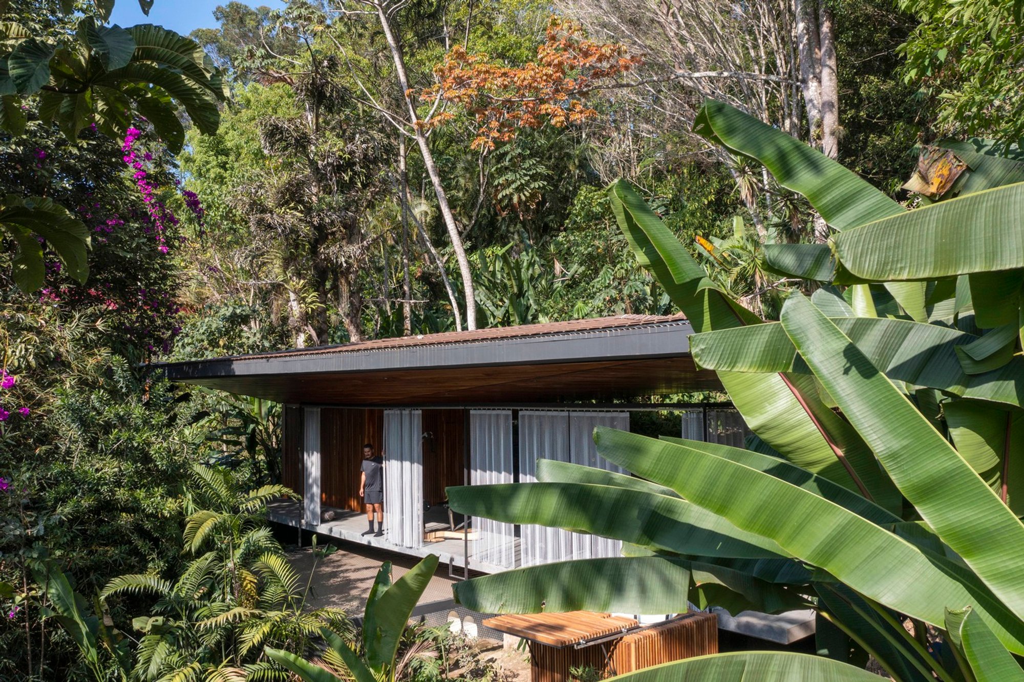 Jungle Gym by VOID: Minimal Architecture Immersed in Tropical Nature