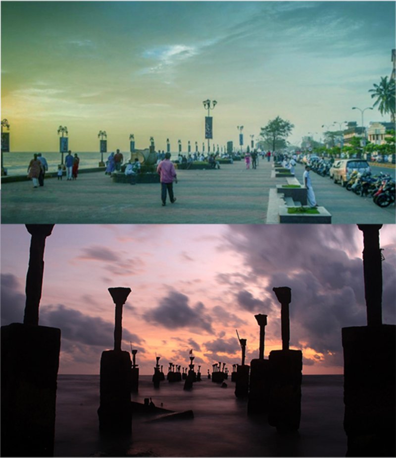 Kozhikode seafront as a cultural and social public realm shaping the project’s context.