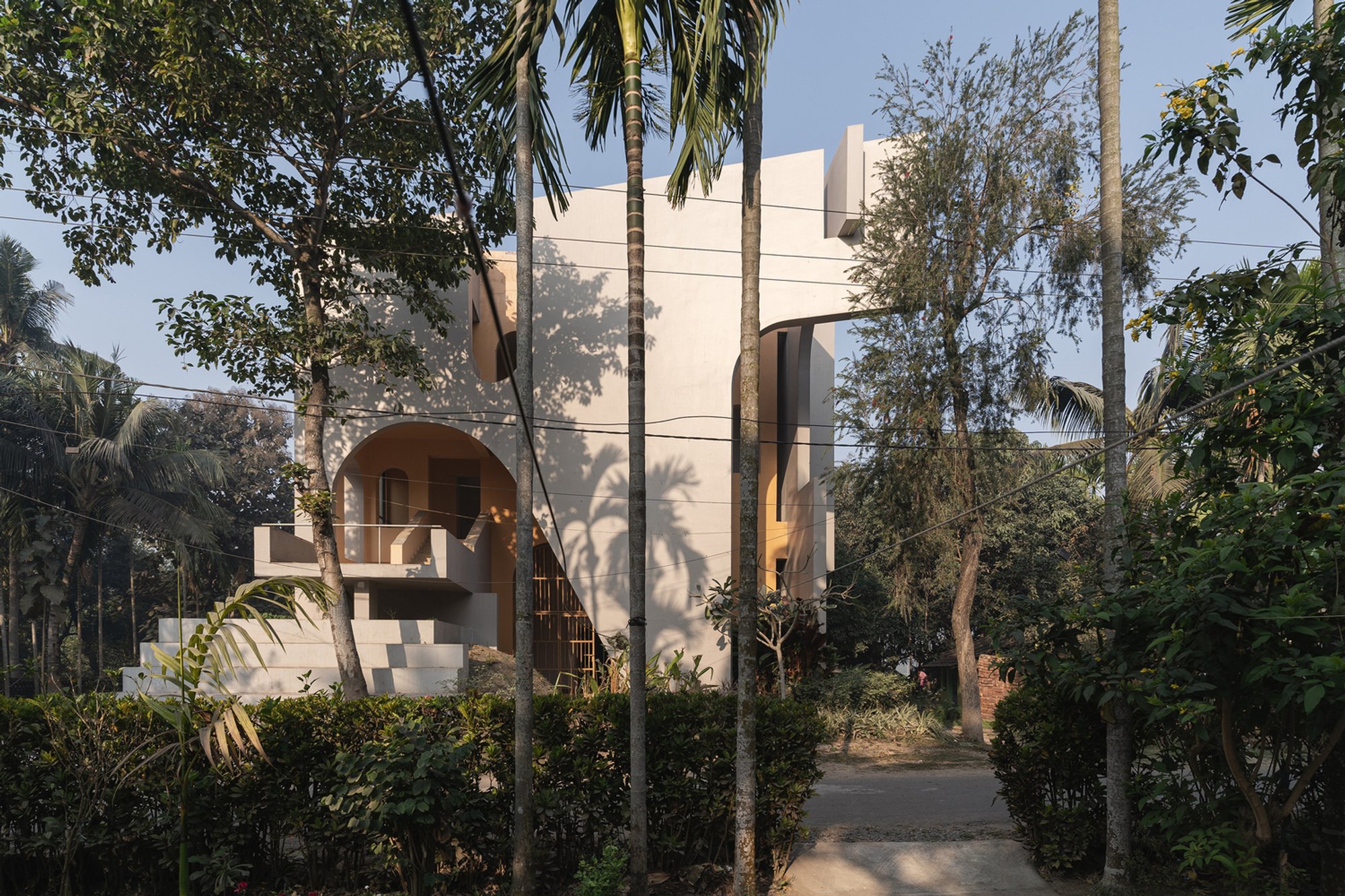 Adisaptagram Society Hall by Abin Design Studio: Redefining Community Architecture in Chinsurah, India