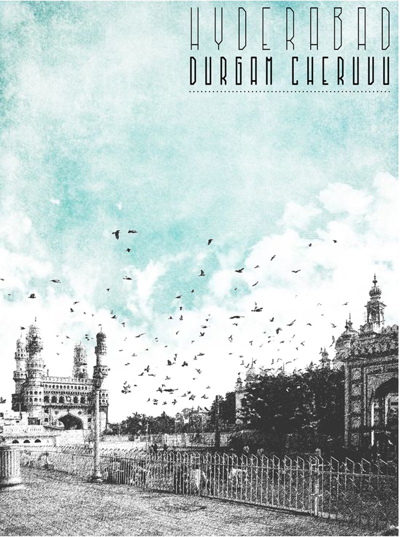 A historic and contemporary urban backdrop framing the cultural evolution of Hyderabad.