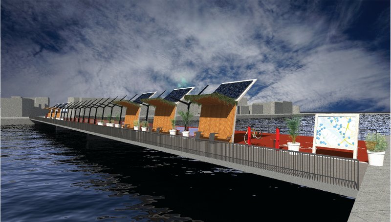 The Sunbeam Overpass as an energy-efficient urban connector, combining renewable energy infrastructure with people-centric mobility design.