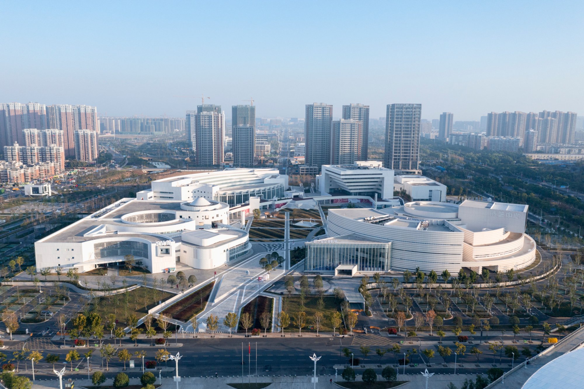 Wuhan West and East Lake Cultural Center by Dagi Architectural Design Studio