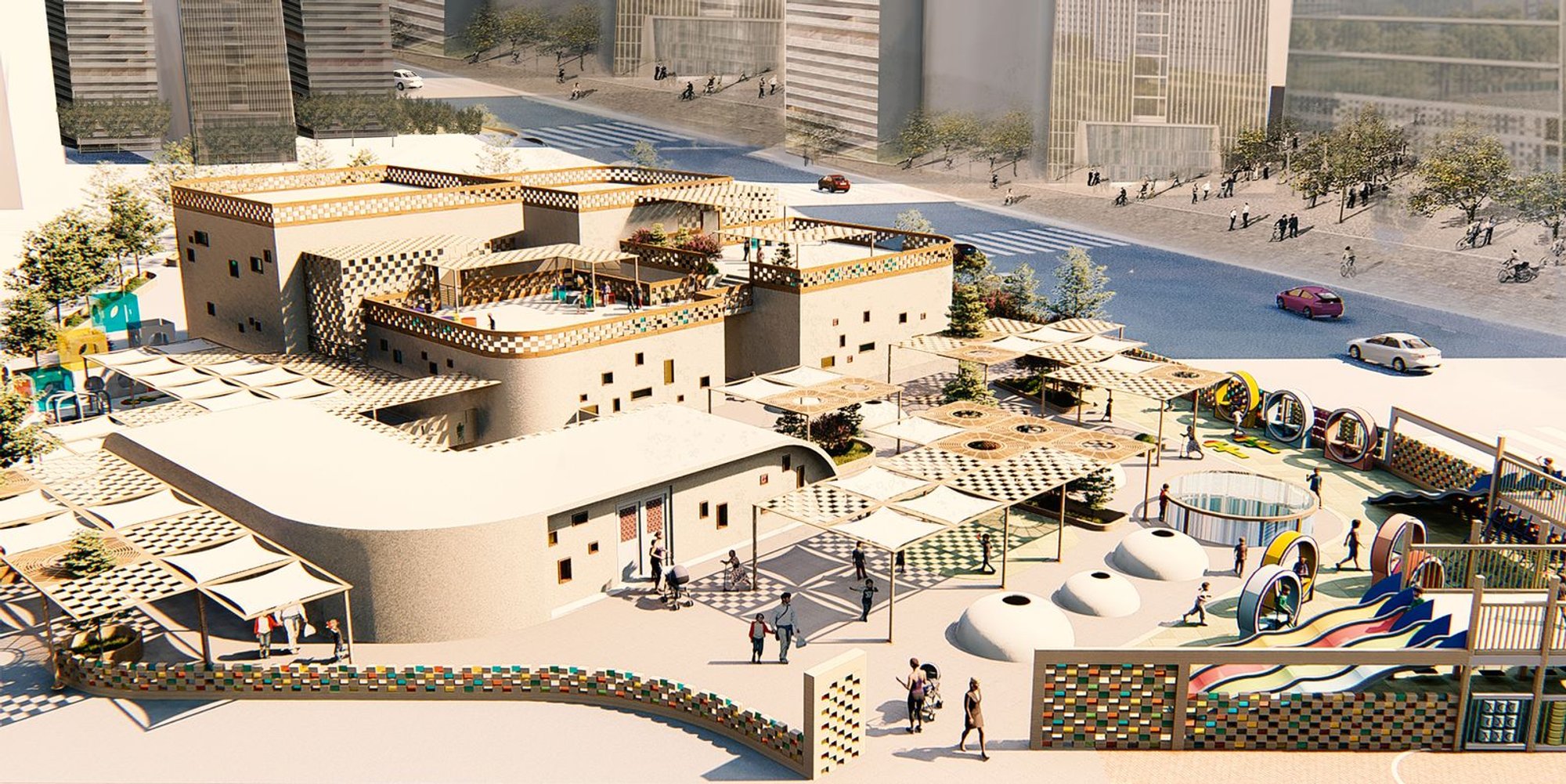 Kids Heaven Daycare: Climate-Responsive Architecture Rooted in Yazd’s Desert Context