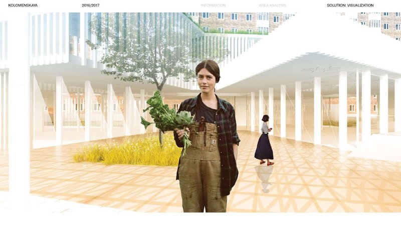 Multi-functional pavilion opening onto a flexible urban square.