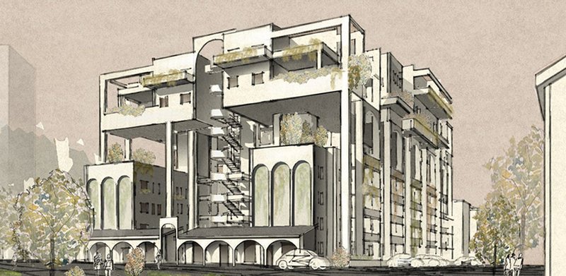 Restoration of the Urban Environment of a Microdistrict in Krasnoyarsk, Russia