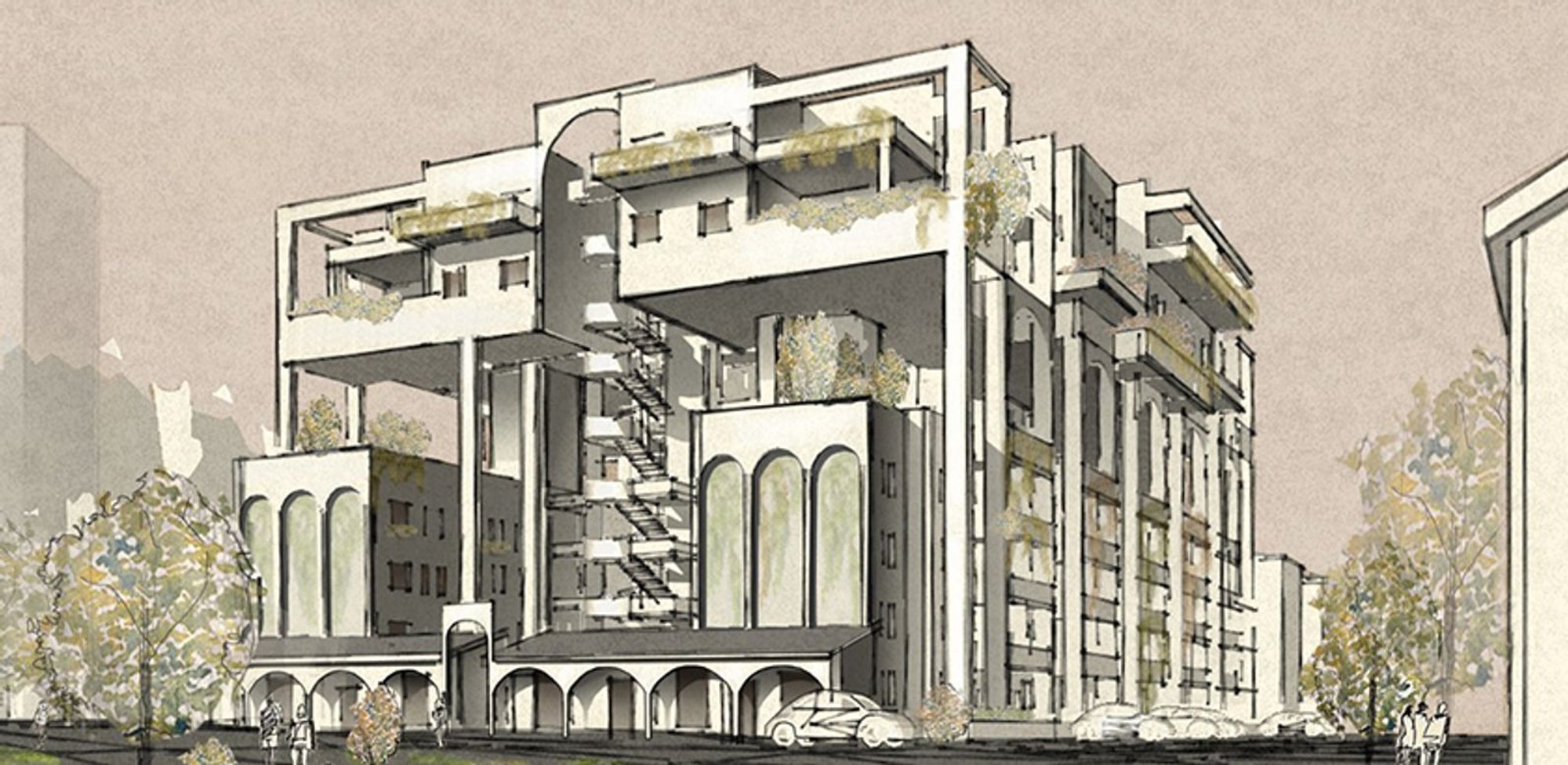 Restoration of the Urban Environment of a Microdistrict in Krasnoyarsk, Russia