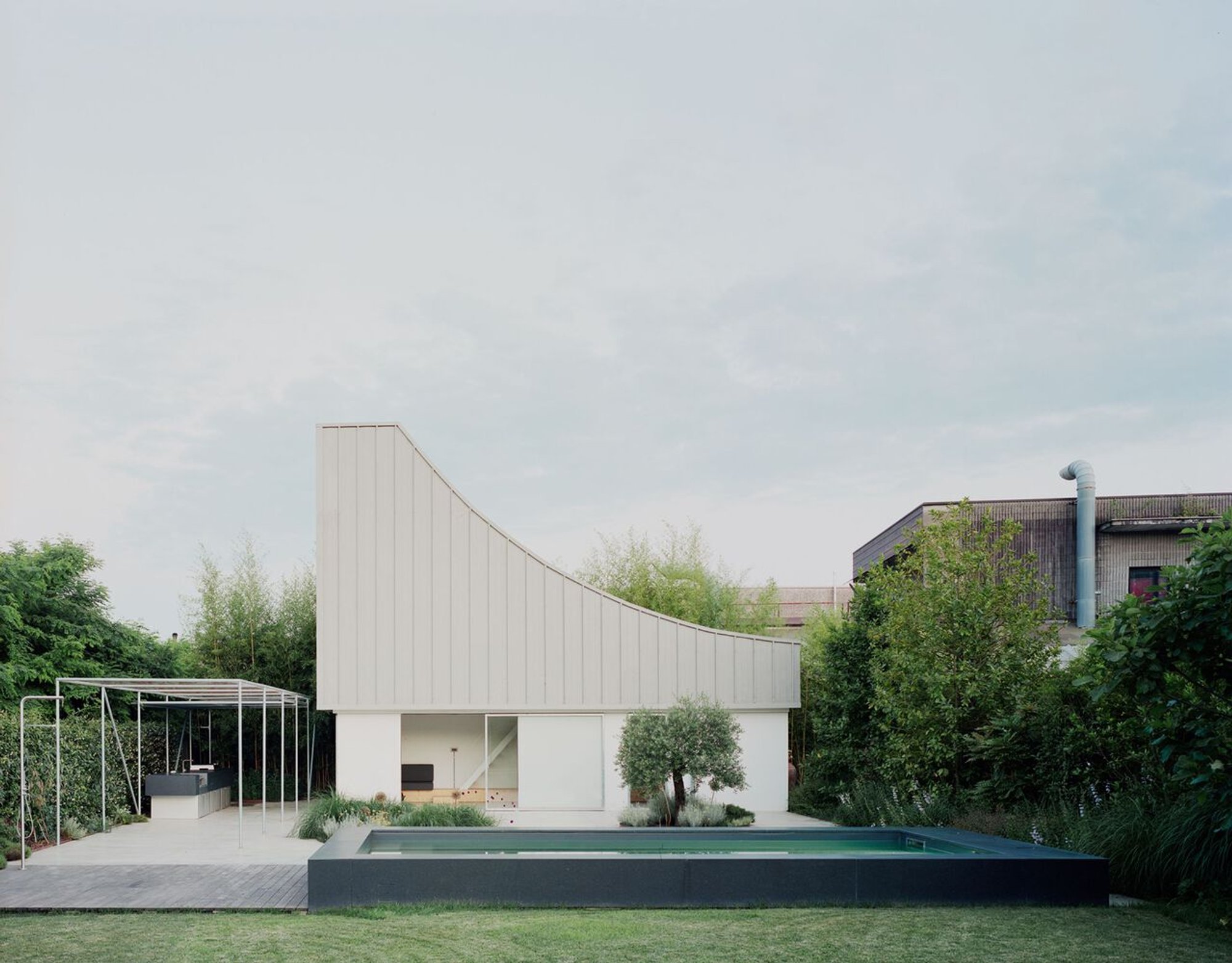 Electrical Cabin Recovery by studio wok: Adaptive Reuse Near Lake Orta