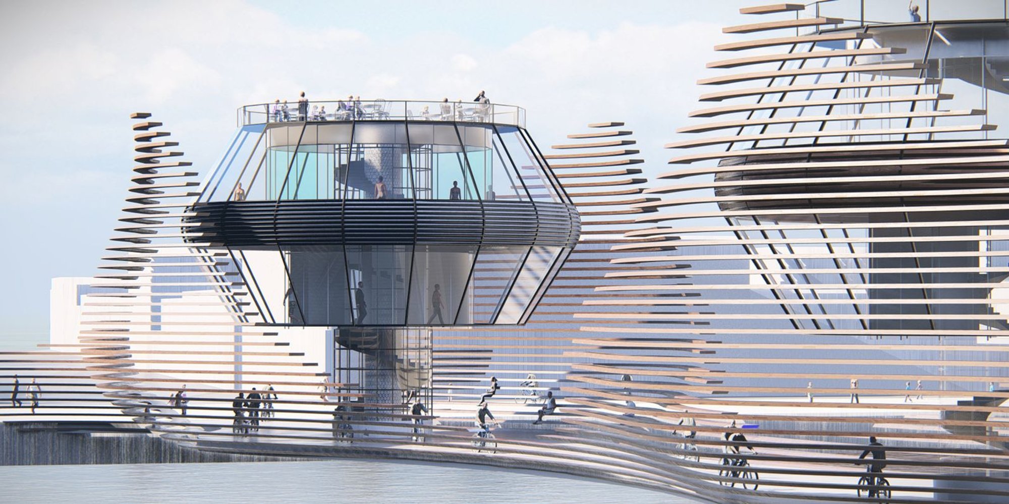 The Push – Urban Bridge Architecture as a Living Public Space