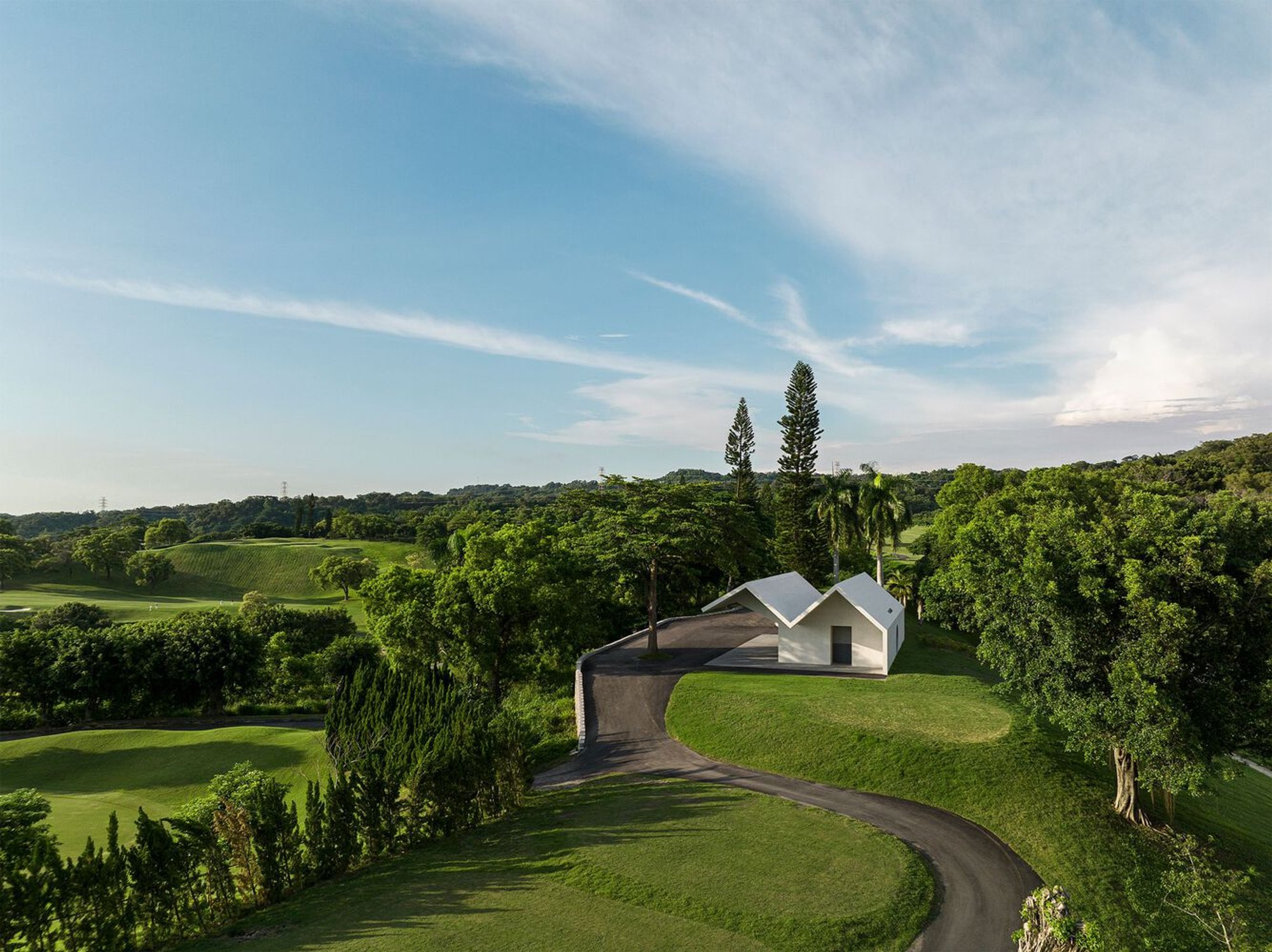 Teahouse at Taifong Golf Club by Álvaro Siza Vieira and Carlos Castanheira