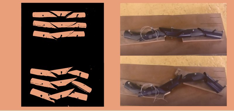 Concept sketch &amp; prototype – Early exploration of movement logic and synchronized open–close mechanisms.