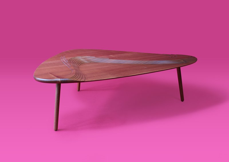 Terrace Coffee Table — sculptural form inspired by terraced landscapes.