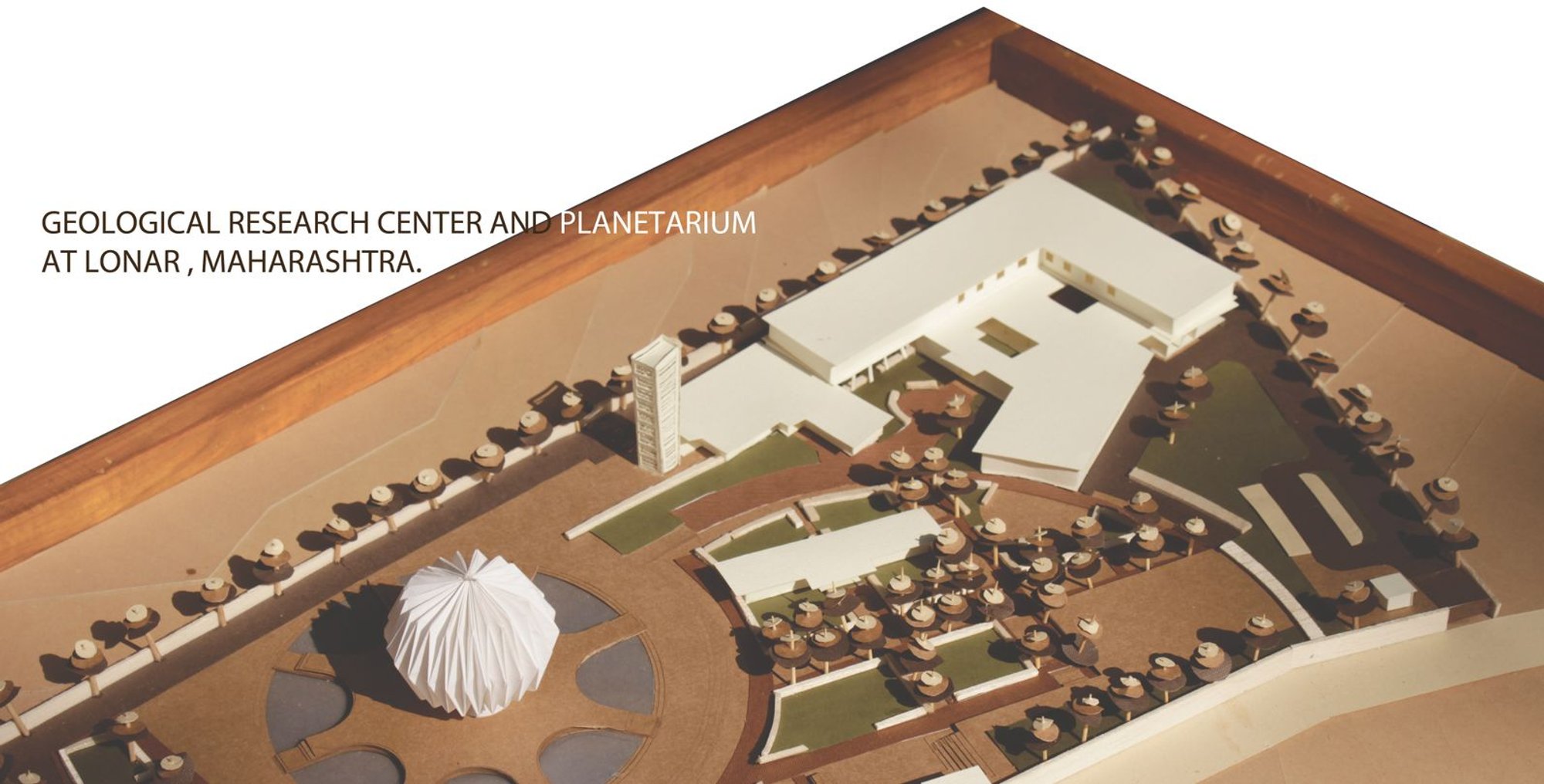 Geological Research Centre and Planetarium Architecture at Lonar Crater