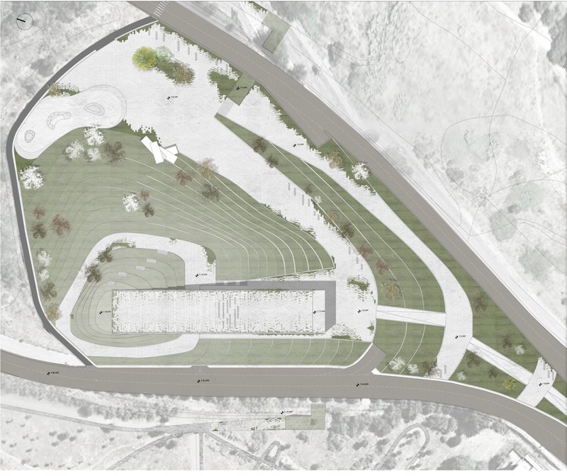 Adaptive reuse architecture shaping a new cultural landscape along Rome’s former infrastructure.