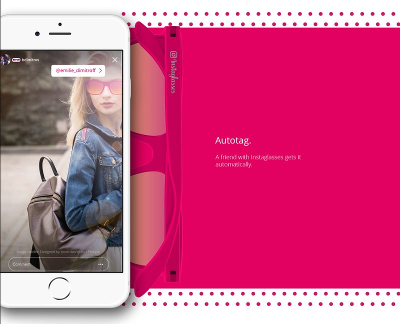 Automatic social interaction envisioned through smart eyewear and seamless digital tagging.