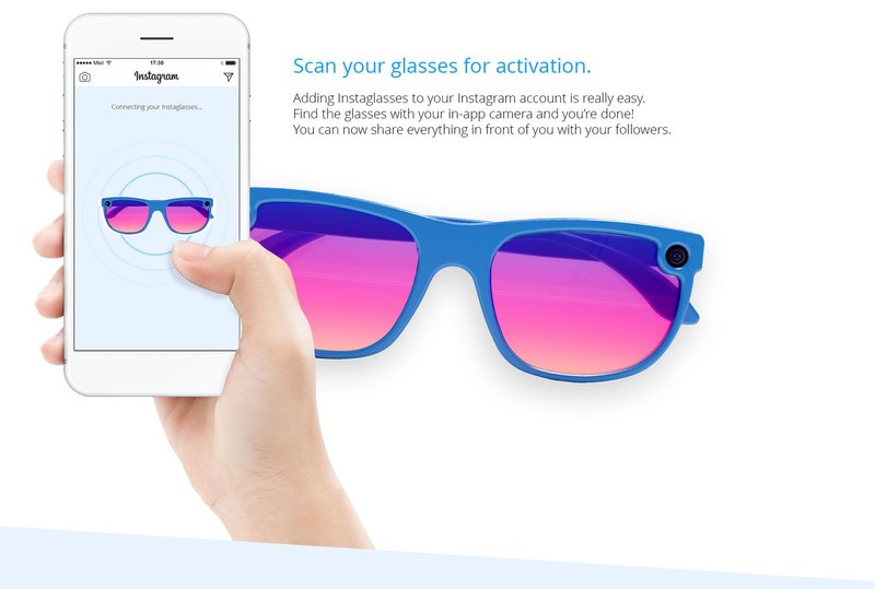 Simple activation workflow connecting physical eyewear with a digital social platform.