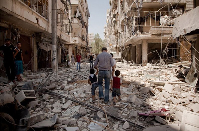 The reality of destruction in Syrian cities, highlighting the urgent need for resilient and humane housing solutions.