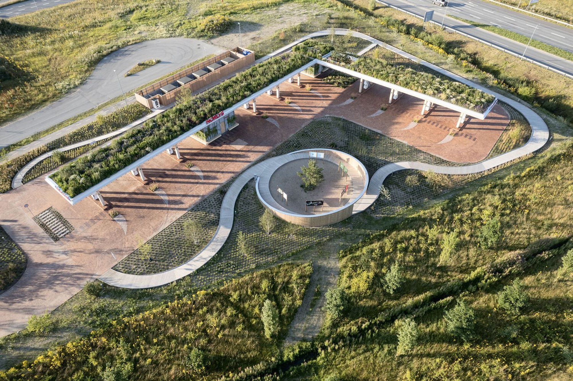 Norlys Charging Park Drejebænken by ADEPT: A Modular, Green, and Future-Ready EV Destination