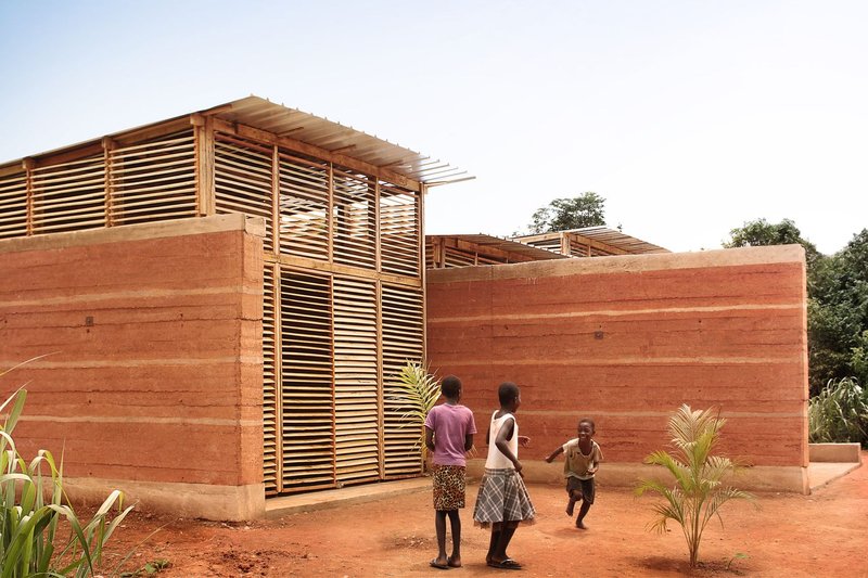 Children reclaiming education through architecture, using spaces shaped for openness and movement.