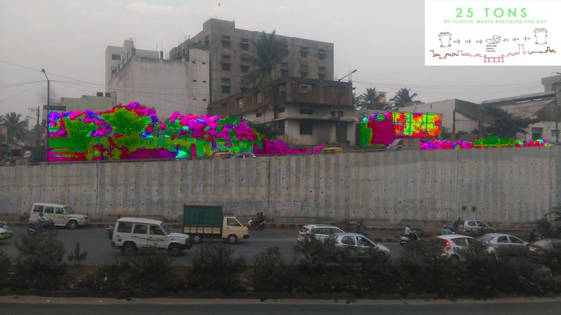 Visualizing the transformation of neglected infrastructural edges into productive public landscapes.