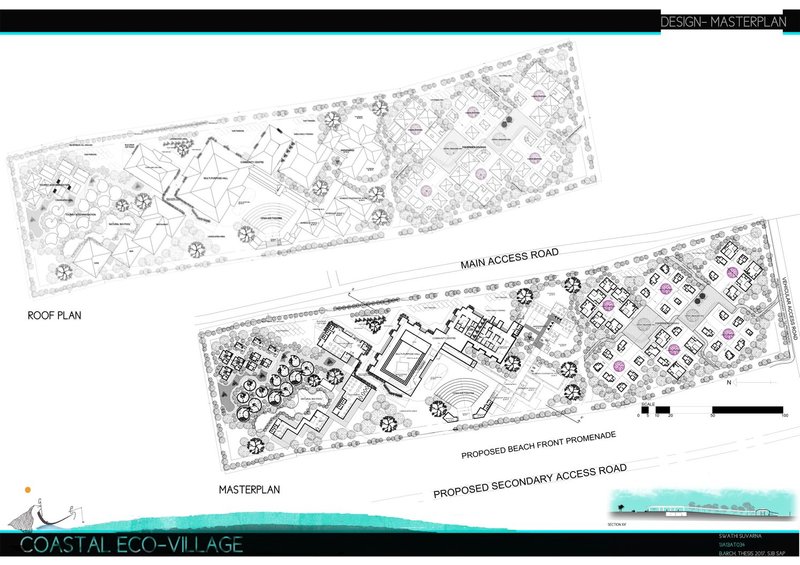 Tourist housing typologies inspired by local forms, shells, cob structures, and climate-responsive design.