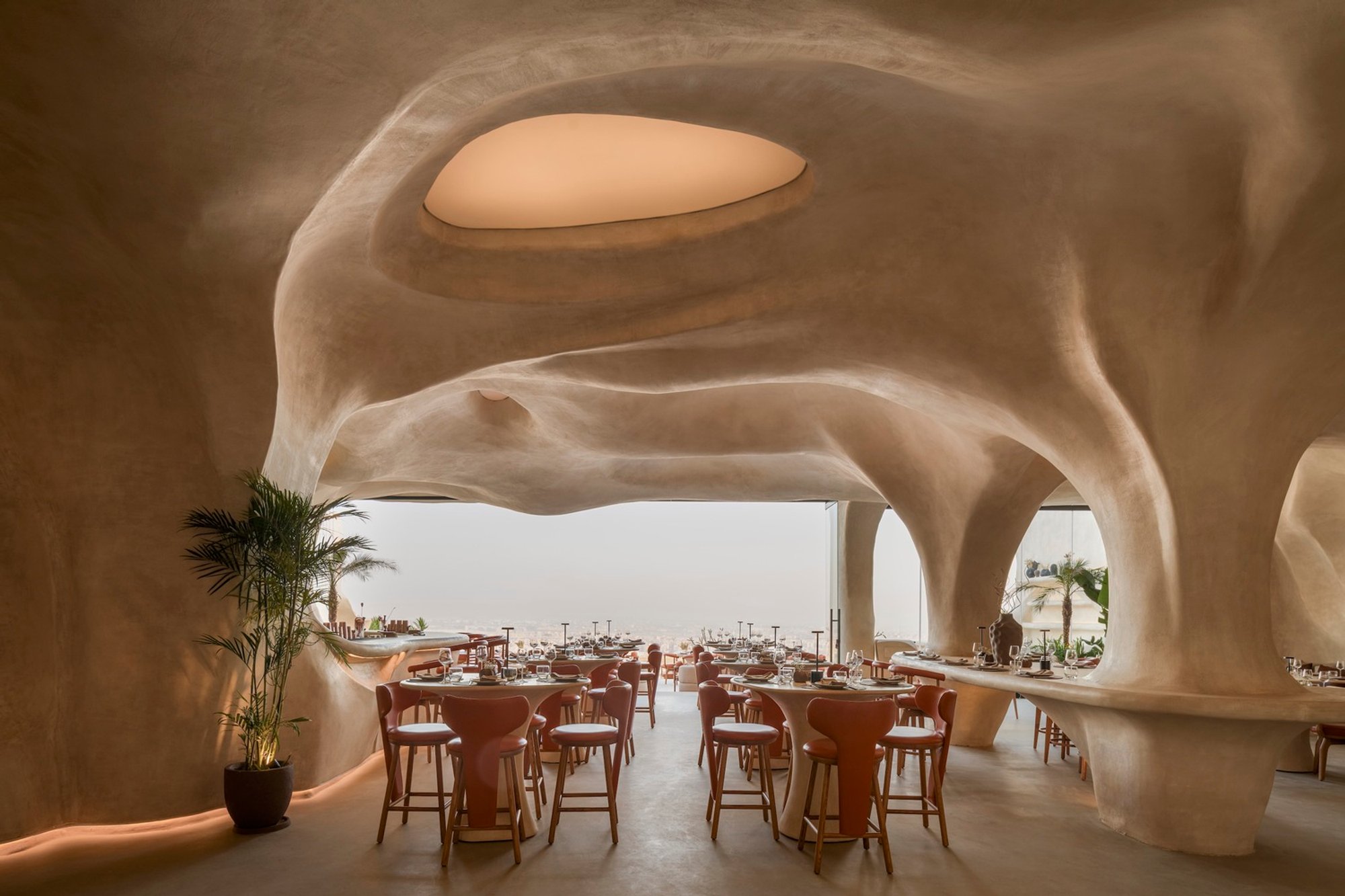 ESCĀ CUEVA Restaurant by Badie Architects: A Sculptural Interior Redefining Dining in Egypt