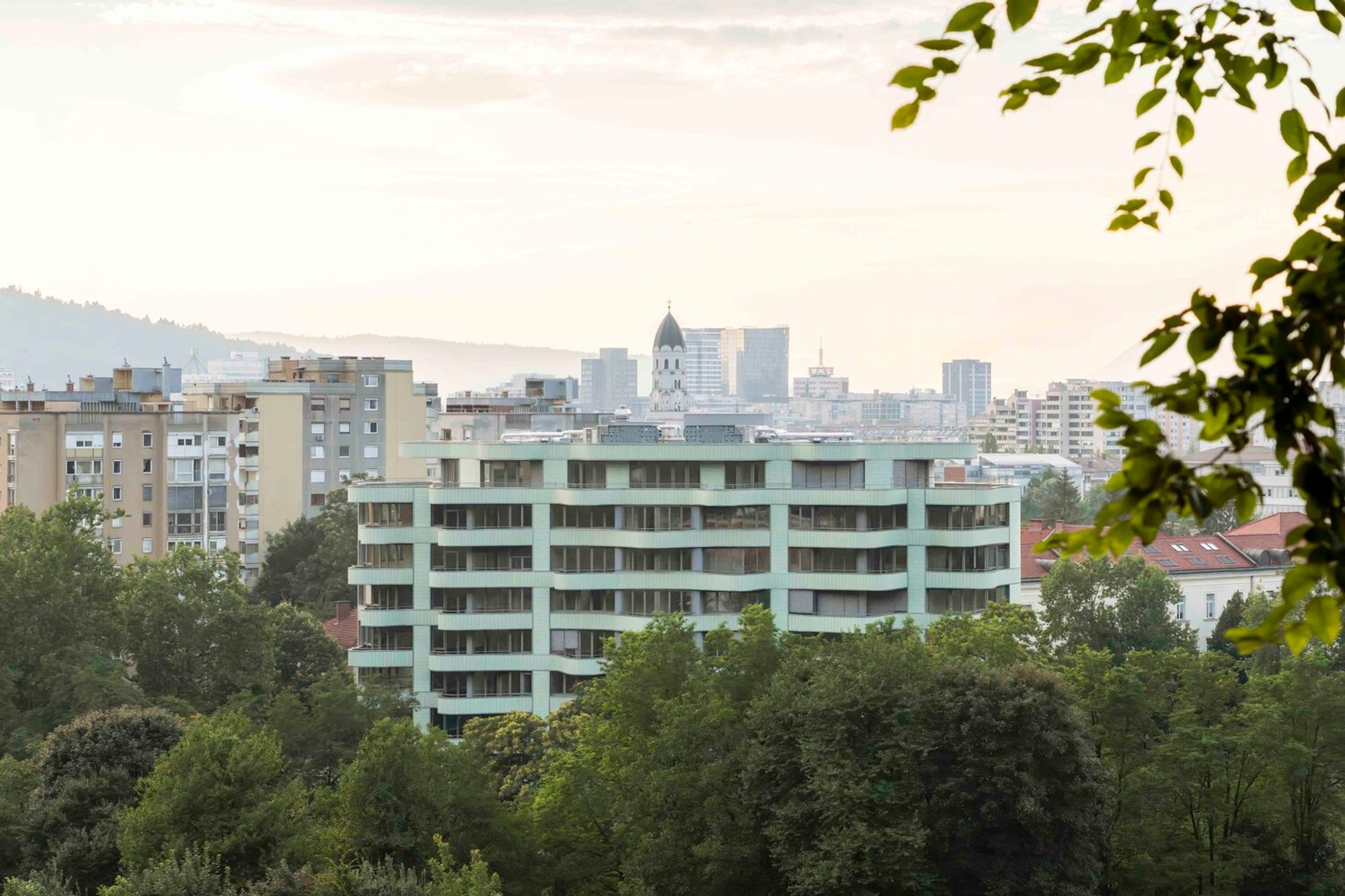 Residential Building Elipse by SADAR + VUGA: Innovative Elliptical Living in Ljubljana