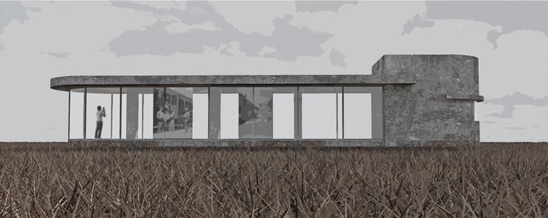 The former train station transformed into a light-filled gallery narrating the memory of the Hejaz Railway.