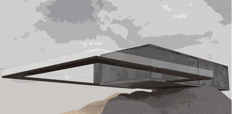 The junction point lookout emerging from the terrain, offering a contemplative pause along the trail.