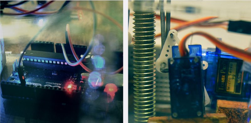 Kinetic shading mechanism detail, demonstrating the fusion of computation, materiality, and climate-responsive design.