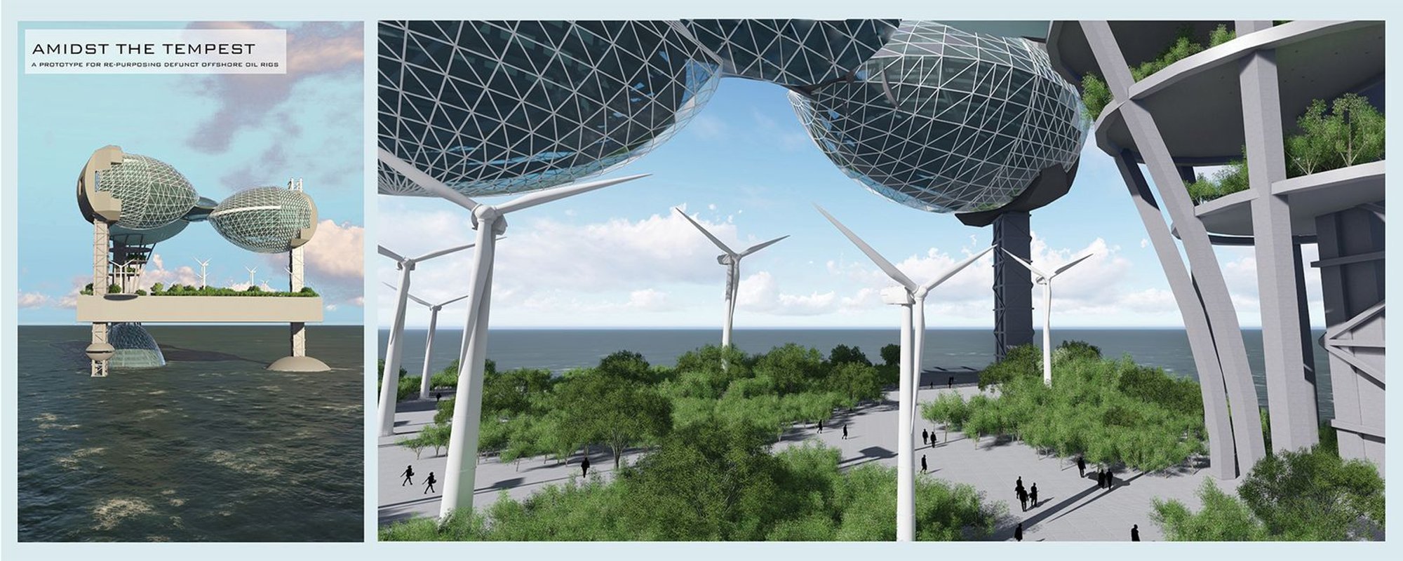 Amidst the Tempest: Re-purposing Defunct Offshore Rigs through Adaptive Reuse Architecture