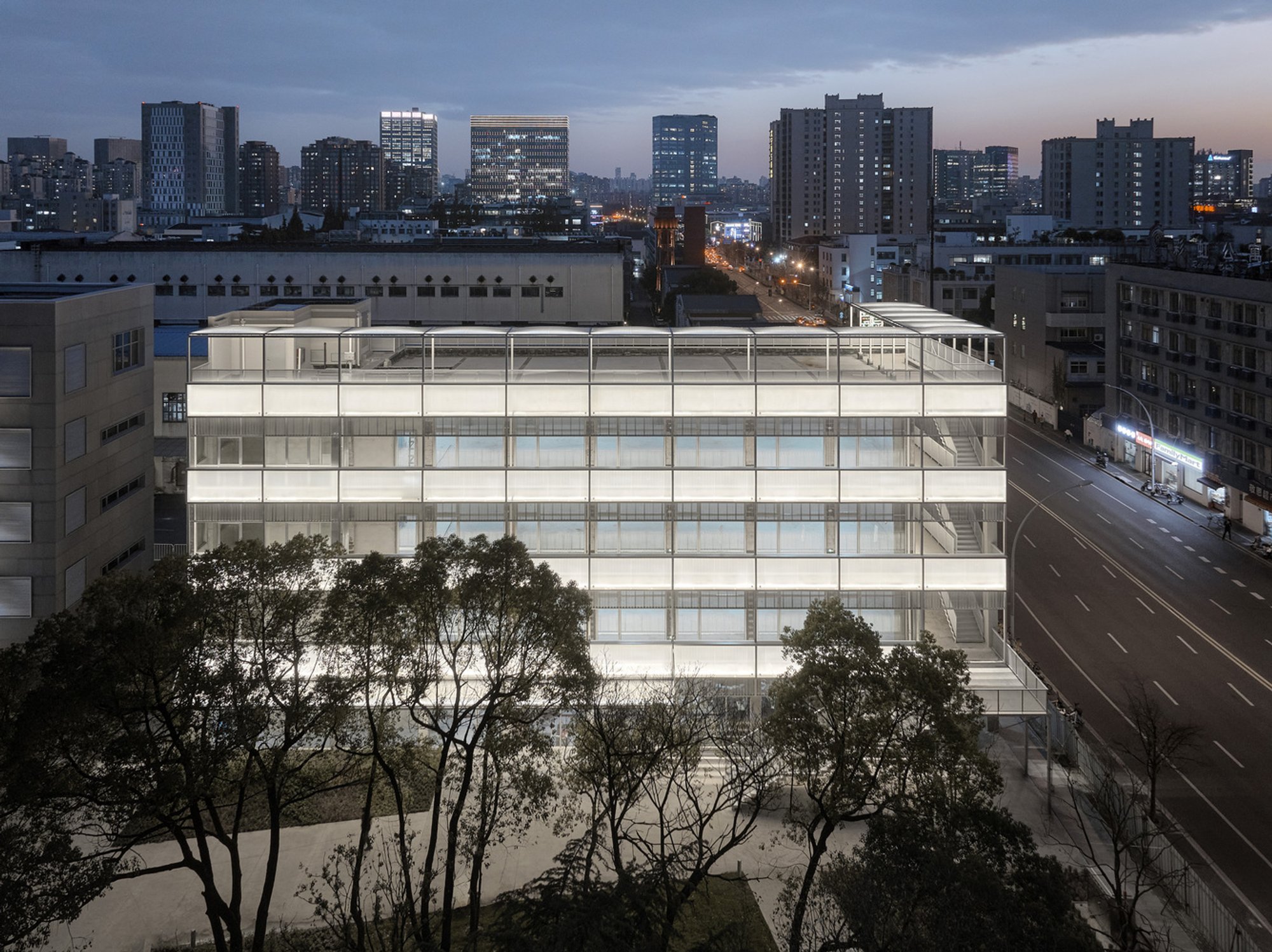 Renovation of Shanghai Relay Factory by HCCH Studio: Adaptive Reuse Shaping a Green Urban Media Park