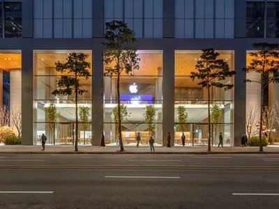 Apple Myeongdong, Designed by Foster + Partners, Now Open in Seoul