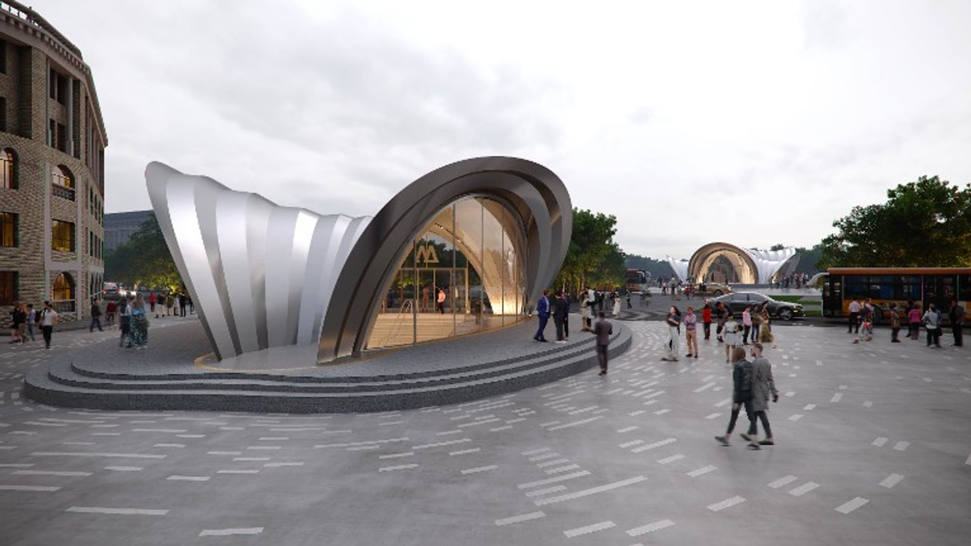 Zaha Hadid Architects to Build New Dnipro Metro Stations: Construction Underway