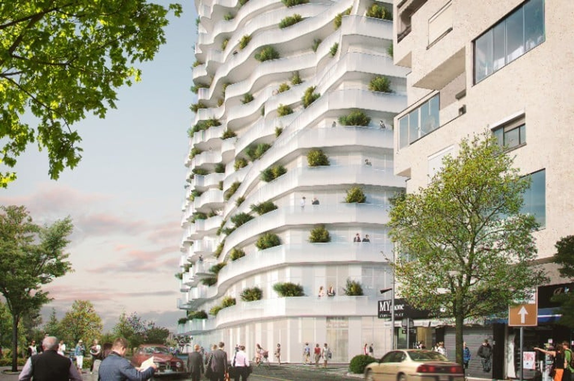 MVRDV's Albanian Hero: A Mixed-Use Building Shaped Like a Statue