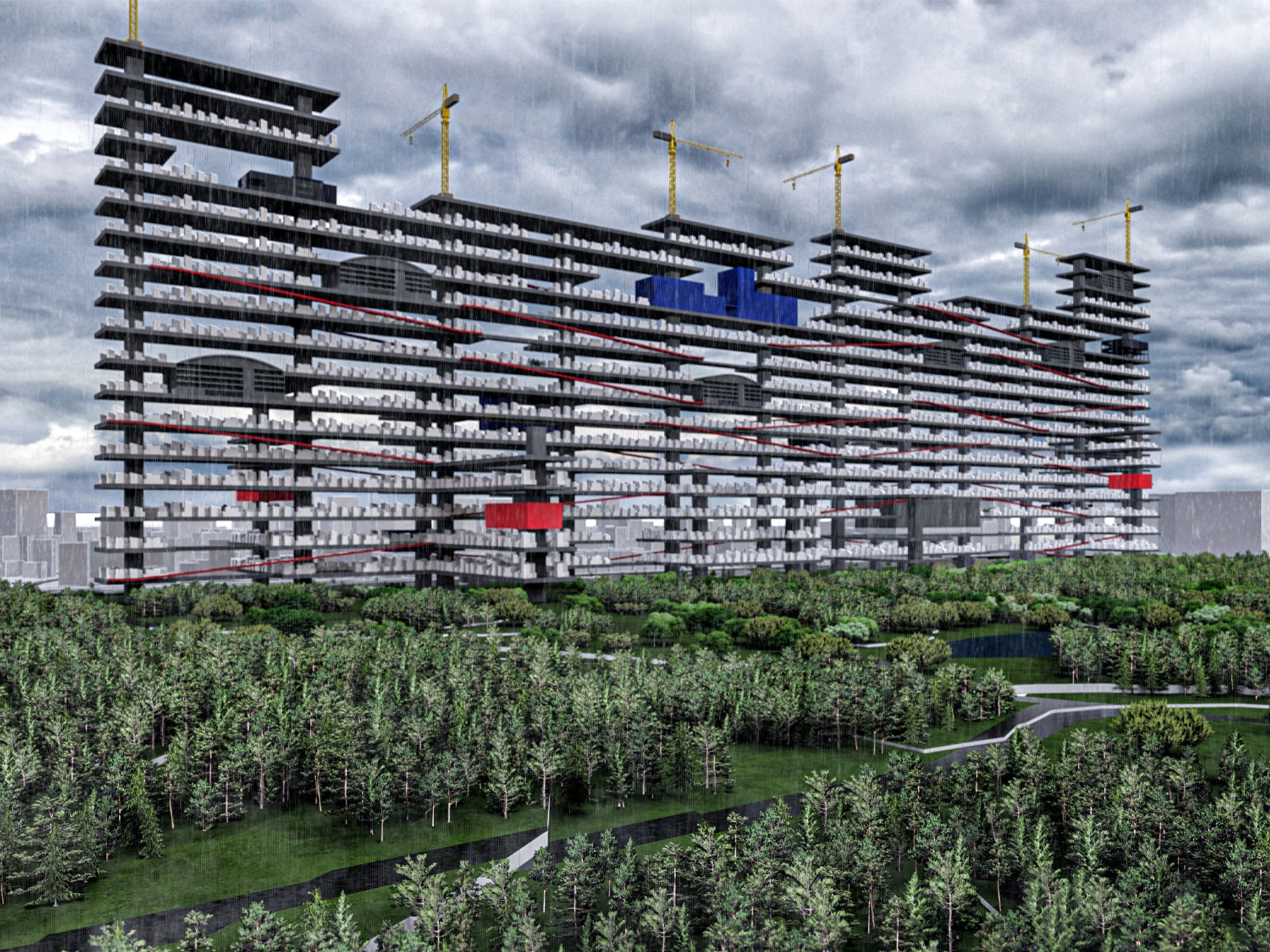 SLUMS IN TRANSITION: MEGA-STRUCTURE AS THE NEW “LAND”