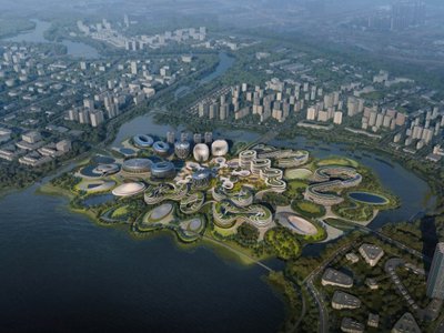 Step into the Future with Zaha Hadid Architects' Mind-Blowing 'High-Performing Urban Ecologies' Installation!