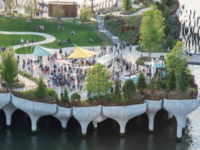 Step into a whimsical wonderland: Little Island, NYC's newest park by Heatherwick Studio, now open to the public!