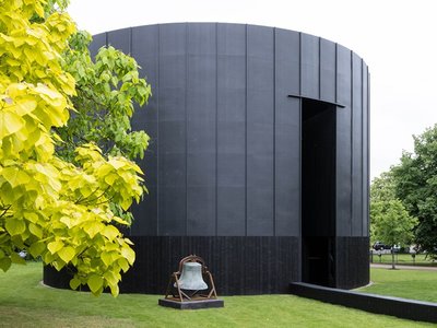 Theaster Gates' Black Chapel unveiled as the 21st Serpentine Pavilion
