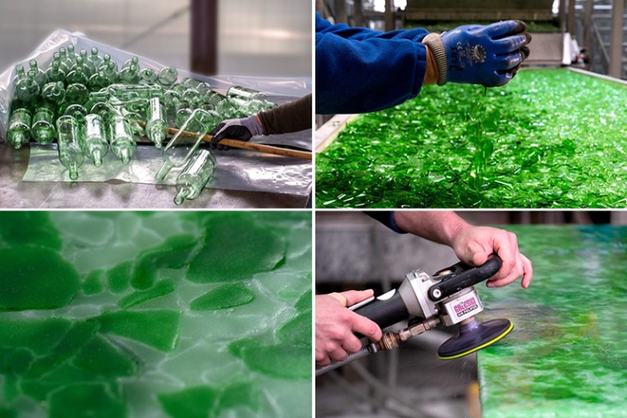 Bulgari Shanghai gets a sustainable makeover with a jade-like façade made from recycled champagne bottles by MVRDV