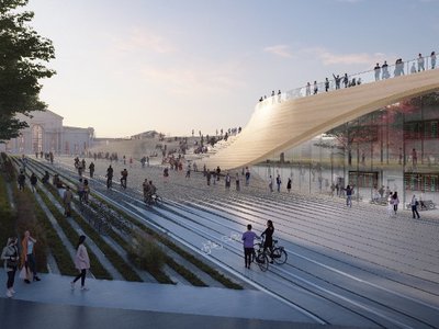 Zaha Hadid Architects win Vilnius railway station renovation design competition.