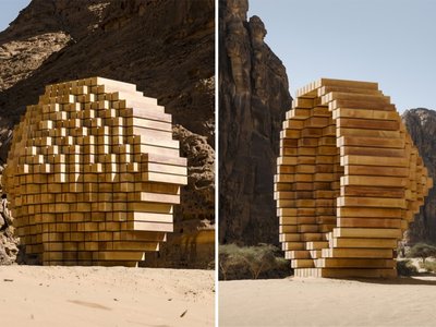 Experience the Illusion of Sarab at Desert X AlUla - Where Mirage and Oasis Meet