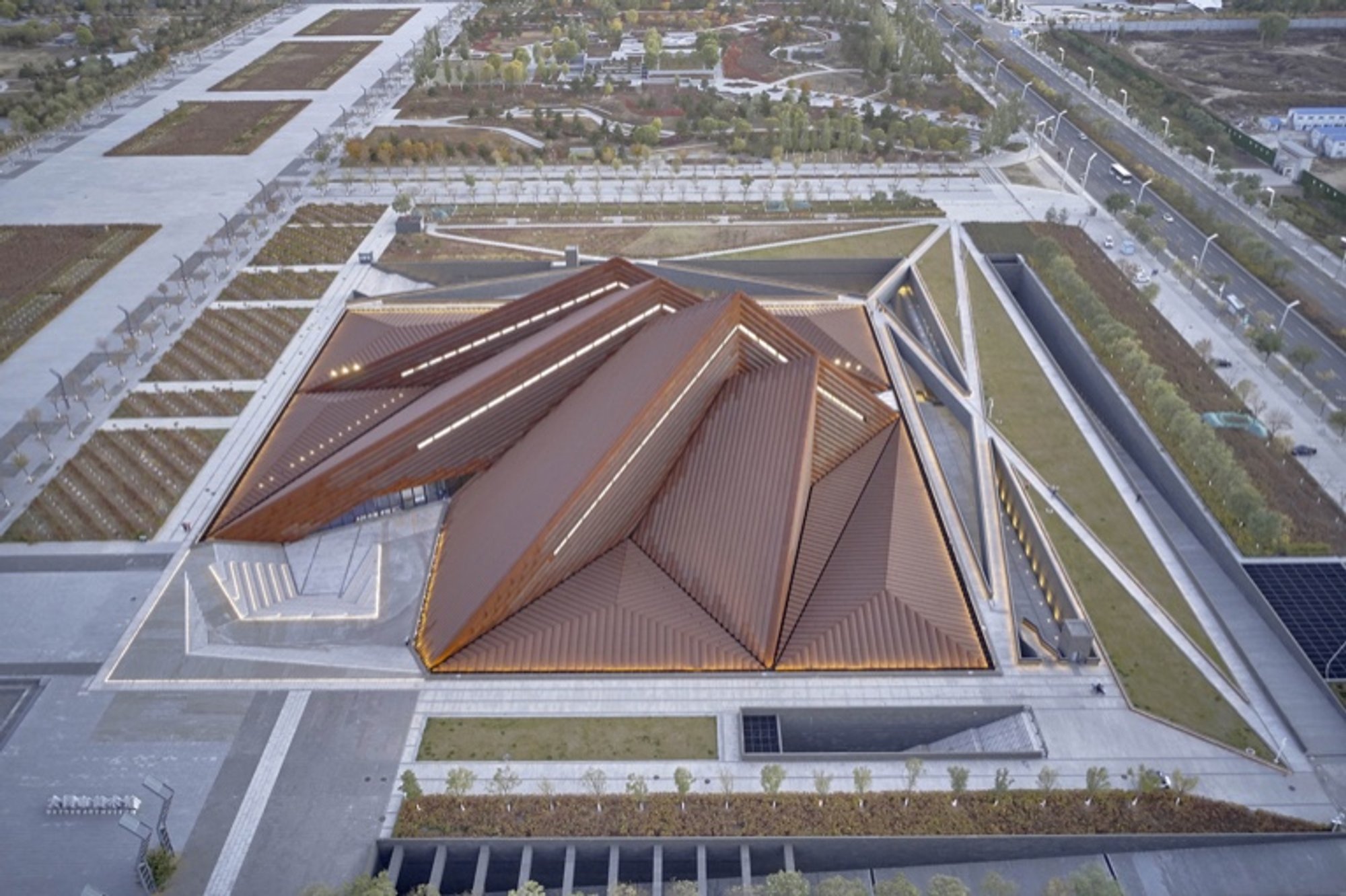 New Datong Art Museum by Foster + Partners is now open for art enthusiasts!